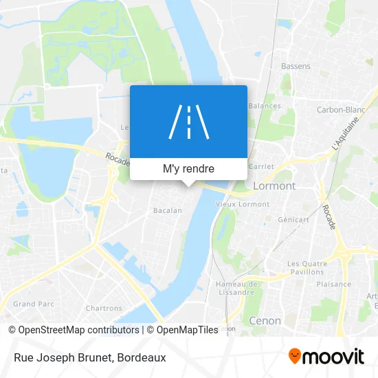 Rue Joseph Brunet plan