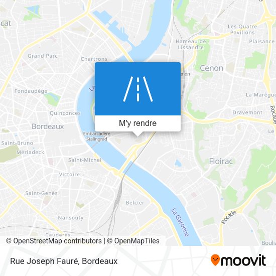 Rue Joseph Fauré plan