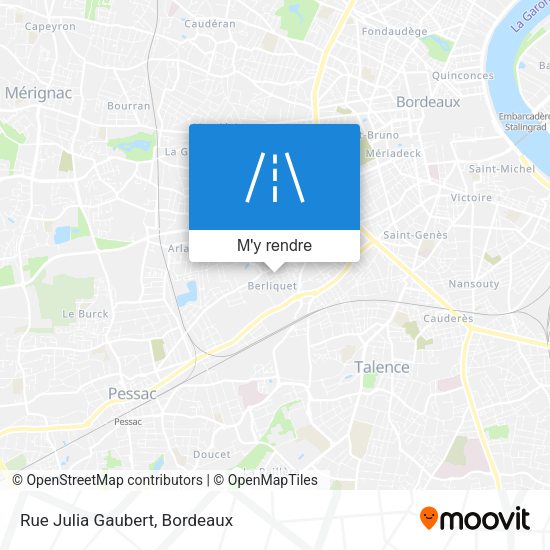 Rue Julia Gaubert plan