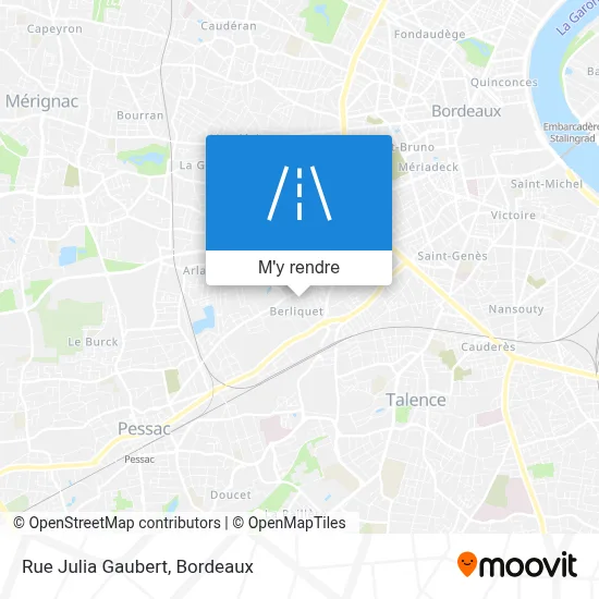 Rue Julia Gaubert plan