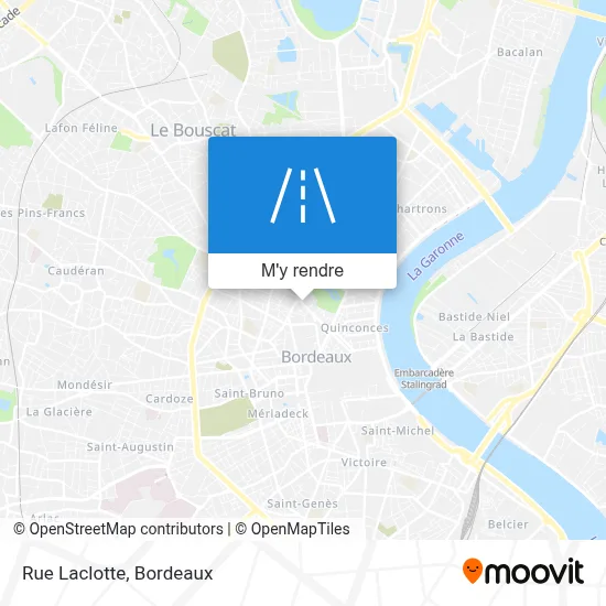 Rue Laclotte plan
