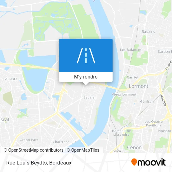 Rue Louis Beydts plan