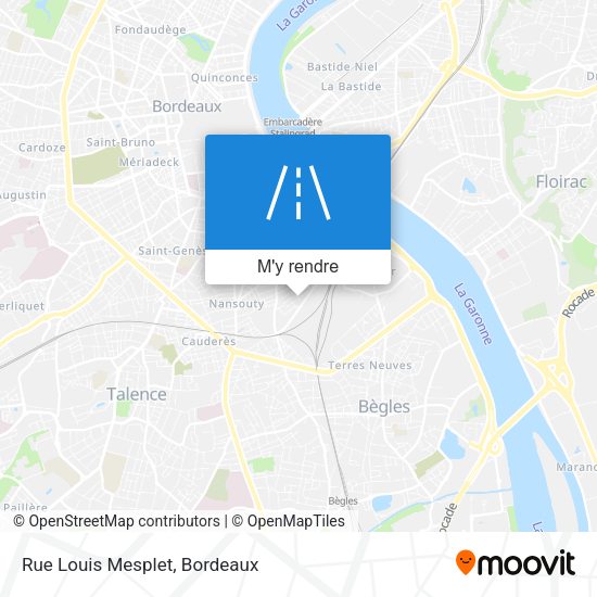 Rue Louis Mesplet plan
