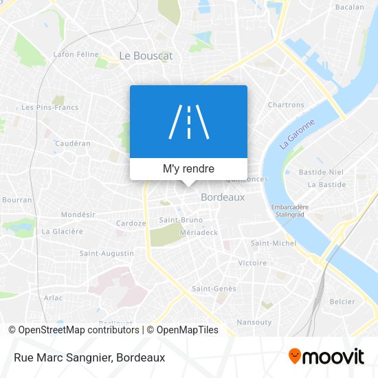Rue Marc Sangnier plan