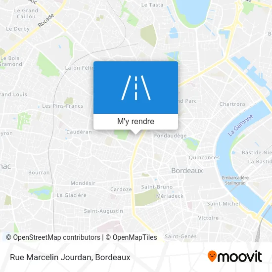 Rue Marcelin Jourdan plan