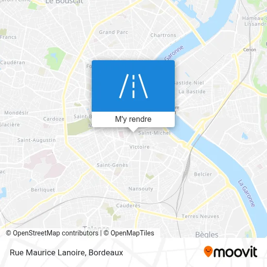 Rue Maurice Lanoire plan