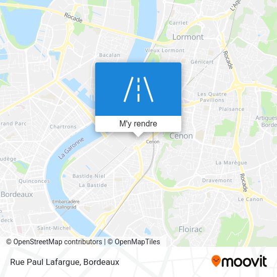 Rue Paul Lafargue plan