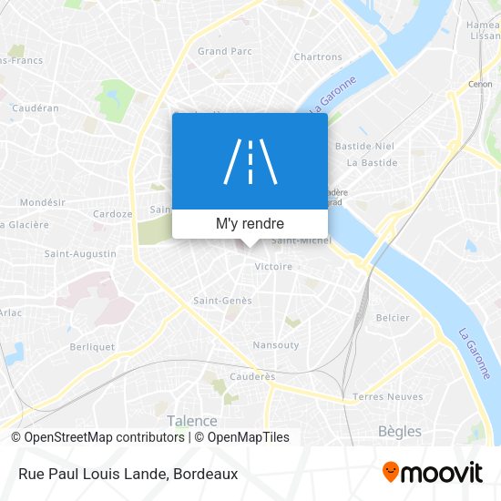 Rue Paul Louis Lande plan