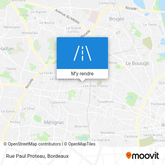 Rue Paul Proteau plan