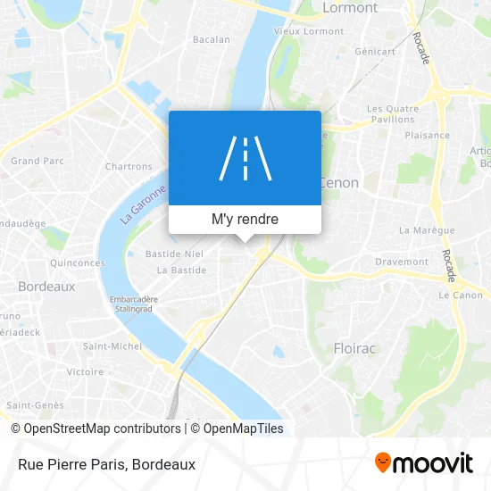 Rue Pierre Paris plan