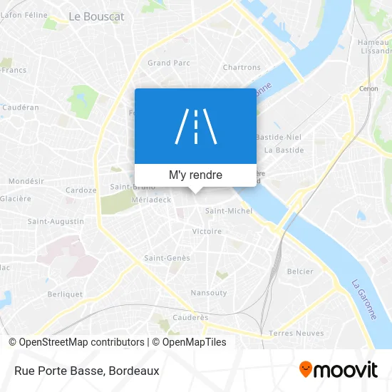 Rue Porte Basse plan