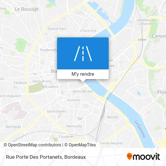 Rue Porte Des Portanets plan