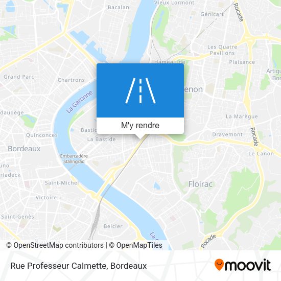 Rue Professeur Calmette plan