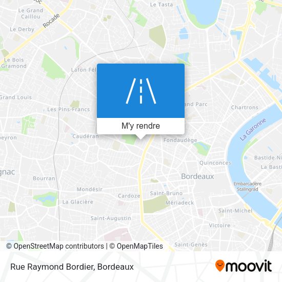 Rue Raymond Bordier plan