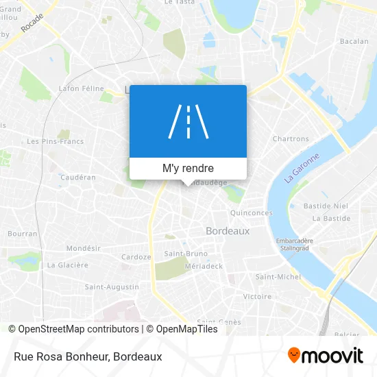 Rue Rosa Bonheur plan