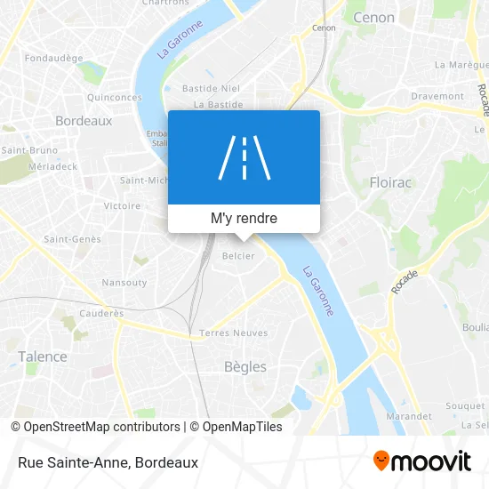 Rue Sainte-Anne plan