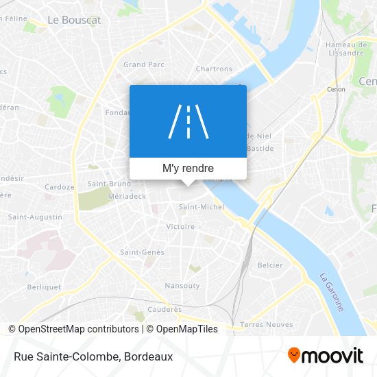 Rue Sainte-Colombe plan