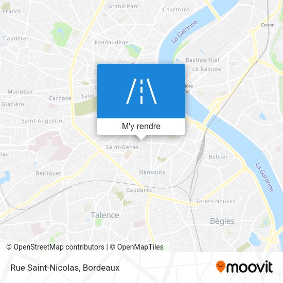 Rue Saint-Nicolas plan