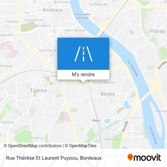 Rue Thérèse Et Laurent Puyoou plan