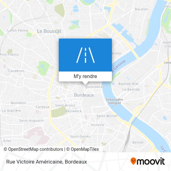 Rue Victoire Américaine plan