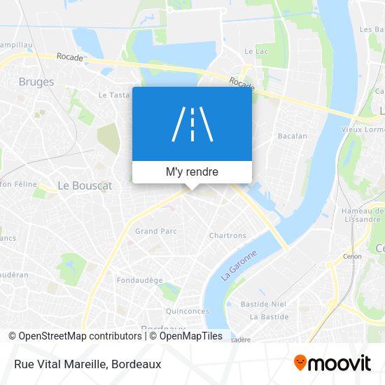 Rue Vital Mareille plan