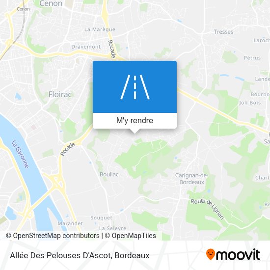 Allée Des Pelouses D'Ascot plan