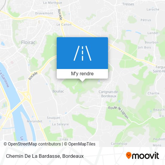 Chemin De La Bardasse plan