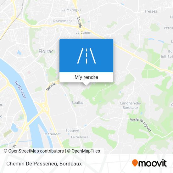 Chemin De Passerieu plan
