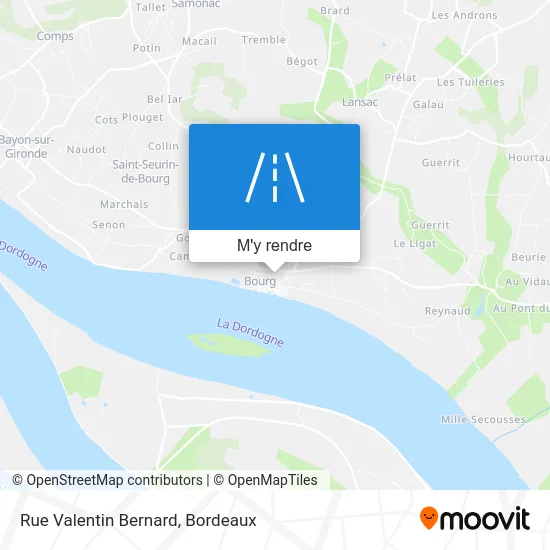 Rue Valentin Bernard plan