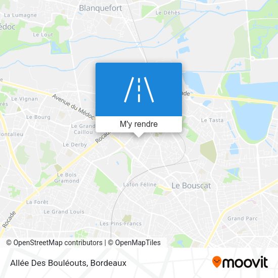Allée Des Bouléouts plan