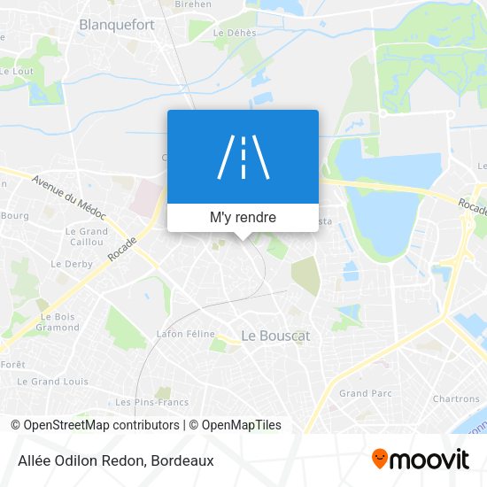 Allée Odilon Redon plan