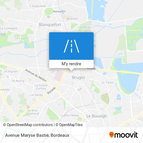 Avenue Maryse Bastié plan