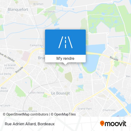 Rue Adrien Allard plan