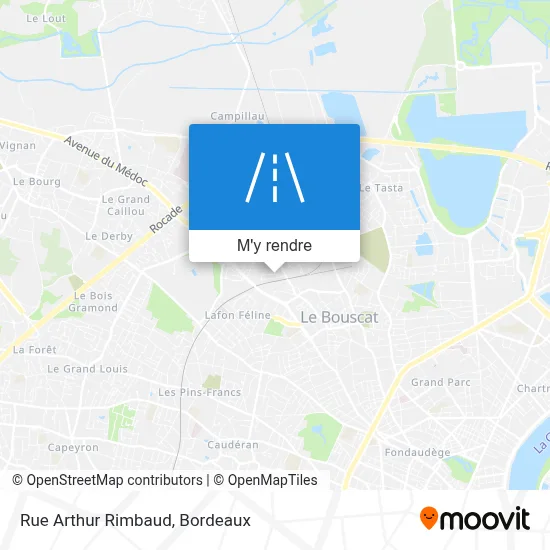 Rue Arthur Rimbaud plan