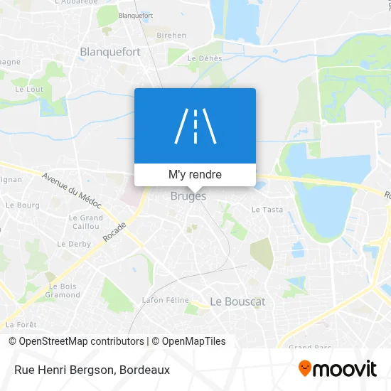 Rue Henri Bergson plan