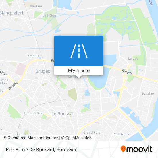 Rue Pierre De Ronsard plan