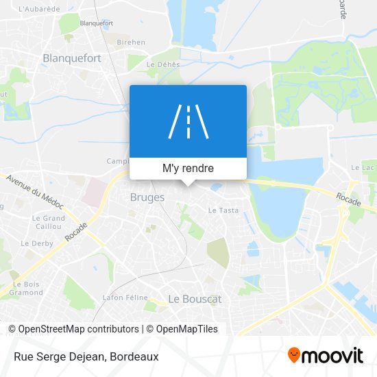 Rue Serge Dejean plan