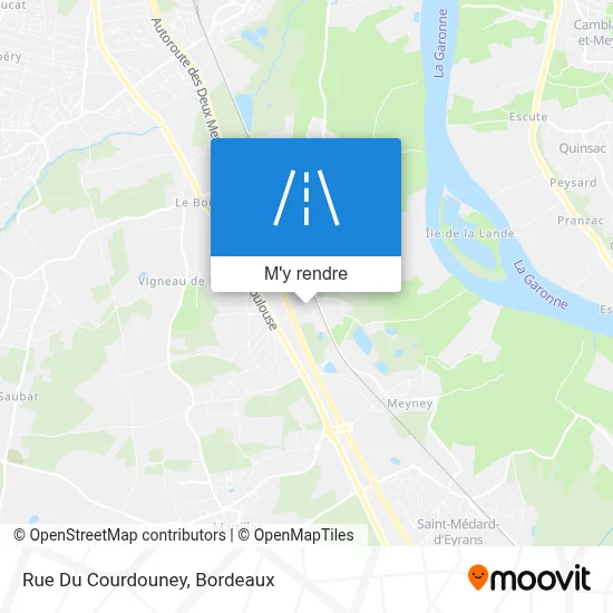 Rue Du Courdouney plan