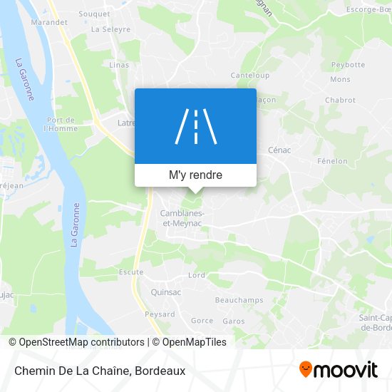 Chemin De La Chaîne plan