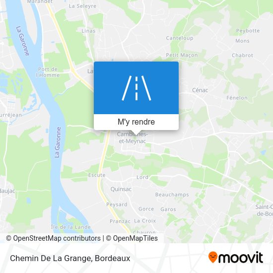 Chemin De La Grange plan