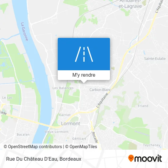 Rue Du Château D'Eau plan