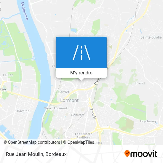 Rue Jean Moulin plan