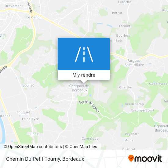 Chemin Du Petit Tourny plan