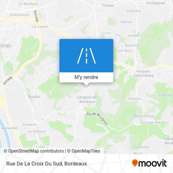 Rue De La Croix Du Sud plan