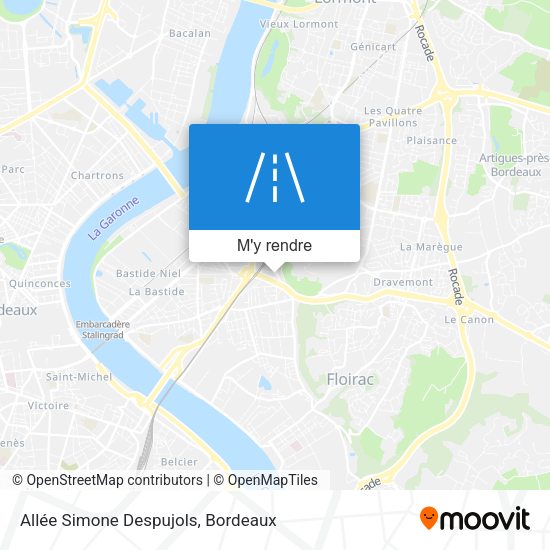 Allée Simone Despujols plan