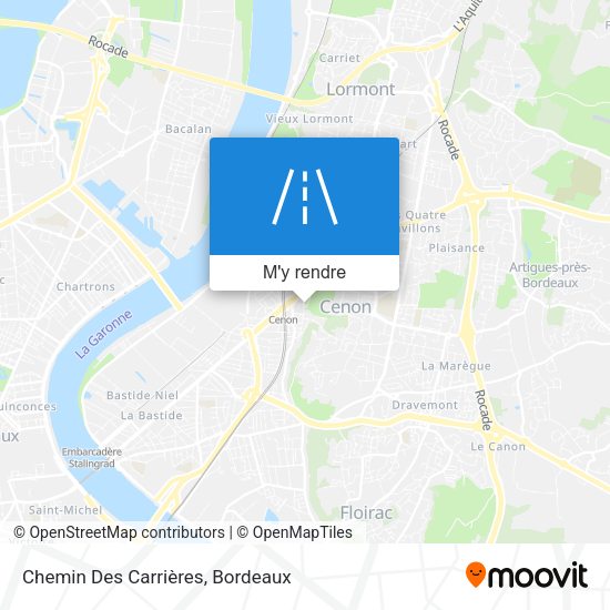 Chemin Des Carrières plan