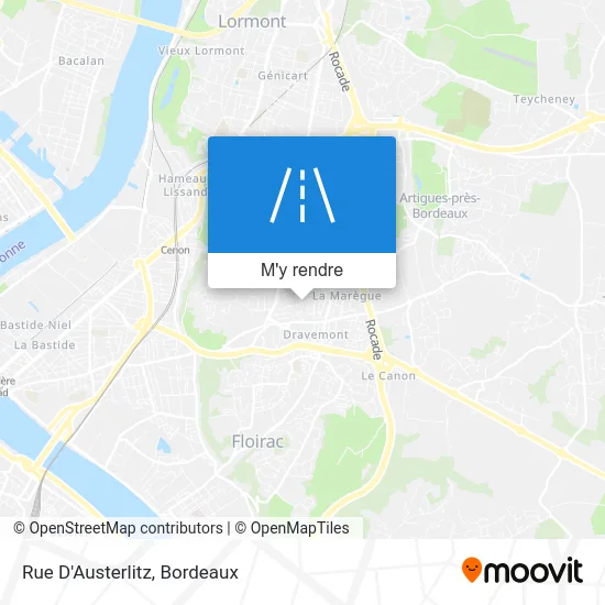 Rue D'Austerlitz plan