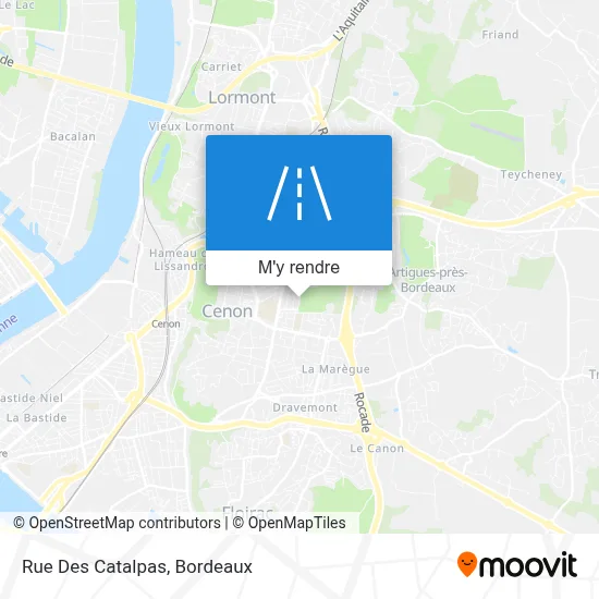 Rue Des Catalpas plan