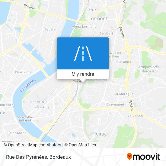 Rue Des Pyrénées plan