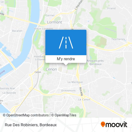 Rue Des Robiniers plan